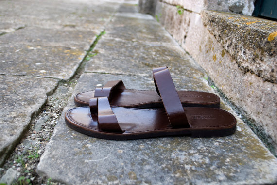 Men's leather sandals