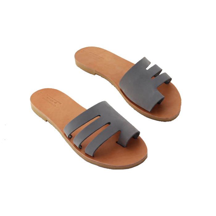 Elegant Women’s Flat Sandals – Breathable Leather Strappy Sandals for Casual & Beach Wear