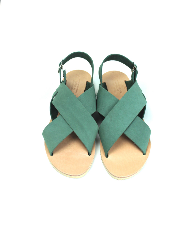 Crisscross Leather Sandals