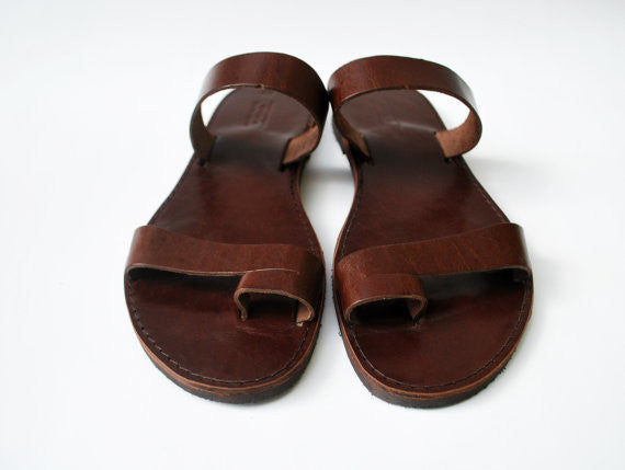 Men's leather sandals